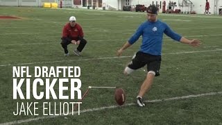 Jake Elliott Workout | 5th Round NFL Draft Pick | Philadelphia Eagles Kicker