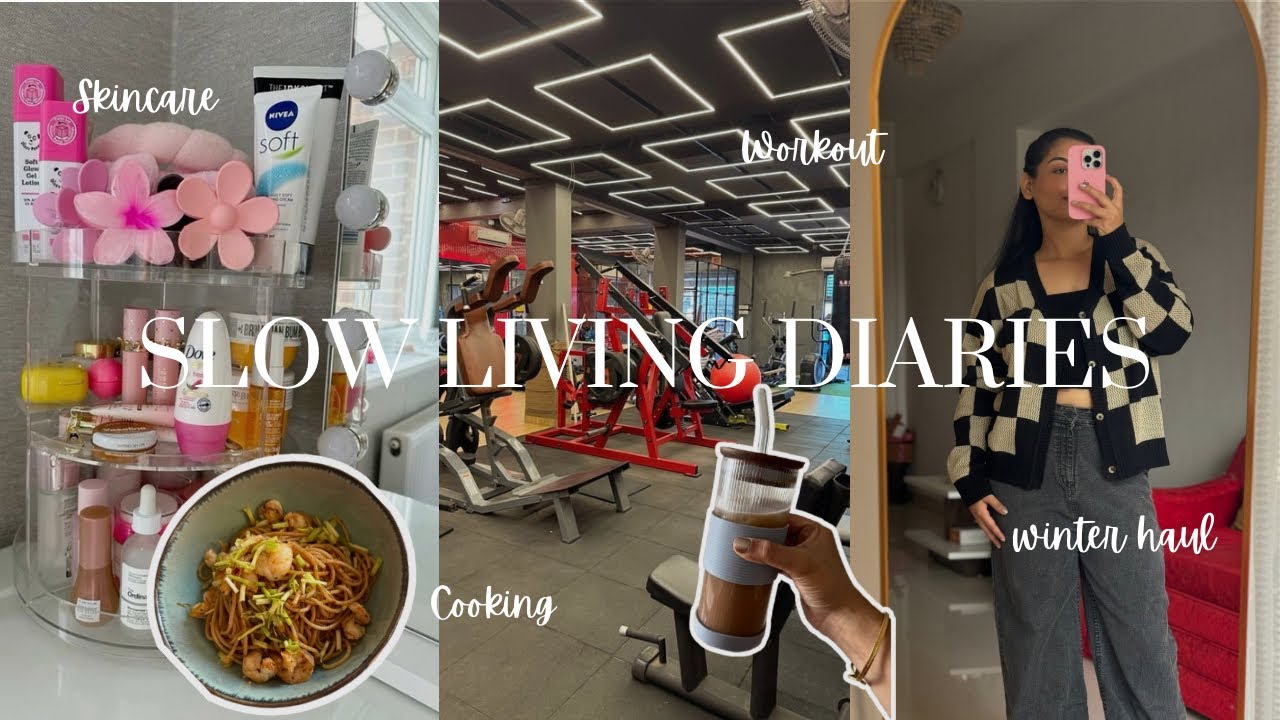 slow living diaries✨morning routine, workout, cooking, skincare, protein coffee🧋homebody vlog🌸🍝👩🏻‍💻