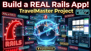 Build a Real Ruby on Rails Project | TravelMaster Demo Project Explained (Rails 8 Series) 