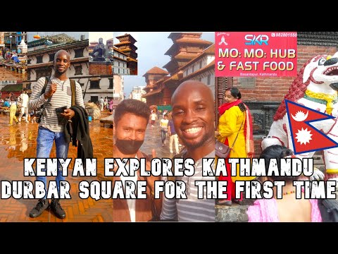 AFRICAN MAN VISITS KATHMANDU DURBAR SQUARE IN NEPAL🇳🇵 FOR THE FIRST TIME AND IS SHOCKED BY THIS!