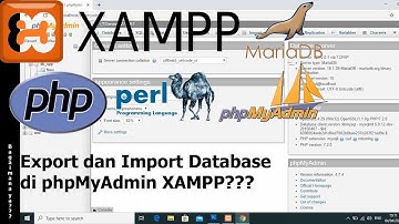 Export dan Import Database MySQL di phpMyAdmin XAMPP