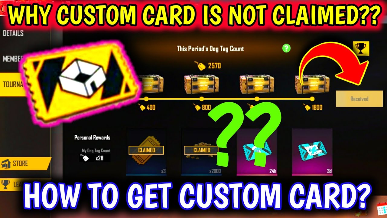 CUSTOM CARD NOT RECEIVED PROBLEM||100%SOLUTION||NOW YOU CAN CLAIM YOUR CUSTOM CARD❣️