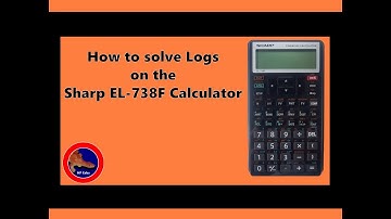 How to solve Logs with any base on the Sharp EL-738 Financial Calculator