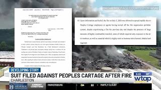 Parkersburg residents file lawsuit over Peoples Cartage warehouse fire