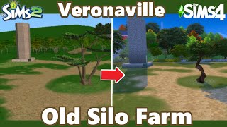 SIMS 2 VERONAVILLE: OLD SILO FARM in SIMS 4 🐄 | Recreating Veronaville | SimSkeleton