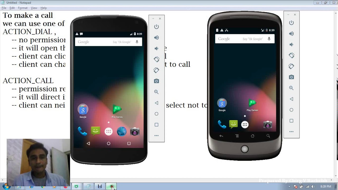 Android Practical 25 Using Telephony API - YouTube