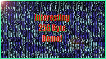 A Very Intriguing 256 Byte Demo On C64! A Mind Is Born...