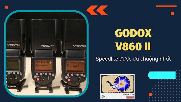 Hướng dẫn sử dụng godox 860 ii làm đèn nhại