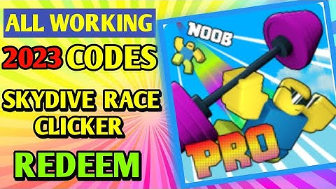 All *New* Skydive Race Clicker Codes 2023 | Codes for Skydive Race Clicker - Roblox Code