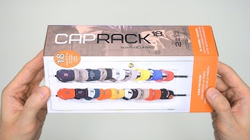Perfect Curve CapRack18 Over-The-Door Cap Organizer Unboxing