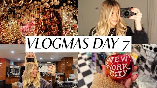 VLOGMAS IN NEW YORK DAY 7: new hair color, shopping on 5th ave, rolf's christmas bar