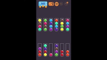 Ball Sort - Color Puzzle Level 141