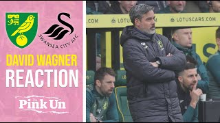 David Wagner Reaction | Norwich City 2-2 Swansea City | The Pink Un