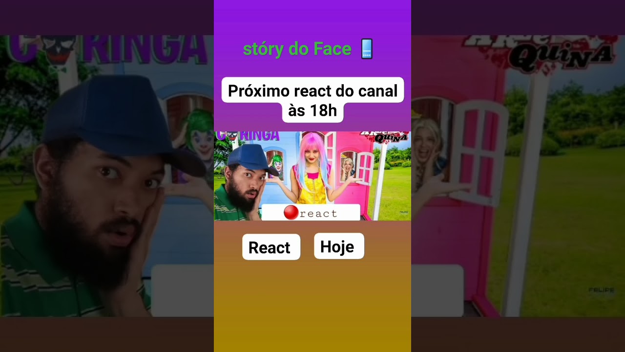 Story do Face 📱 próximo react do canal 