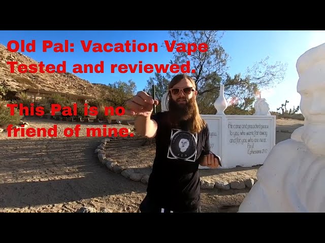 Old Pal Vacation Vapes. A disposable vape. A garbage product. - YouTube