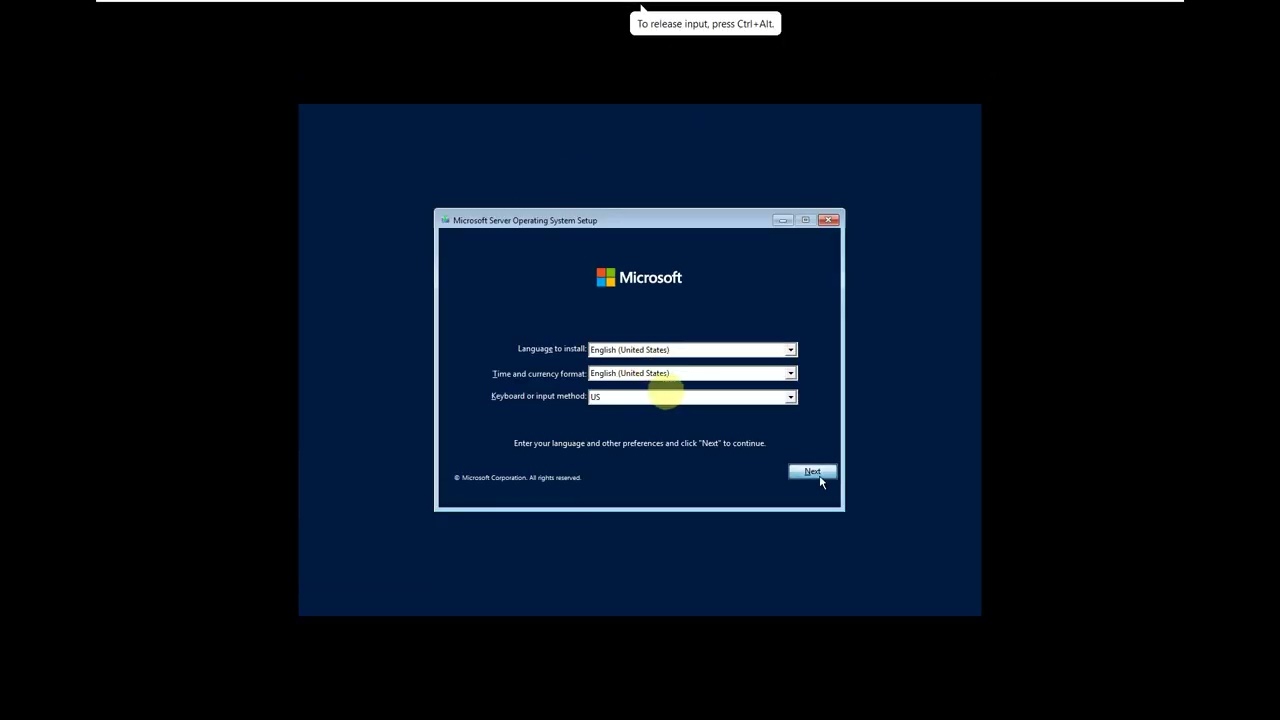 Инсталиране на Microsoft Windows Server 2022 (Core и Desktop Experience) във виртуална среда