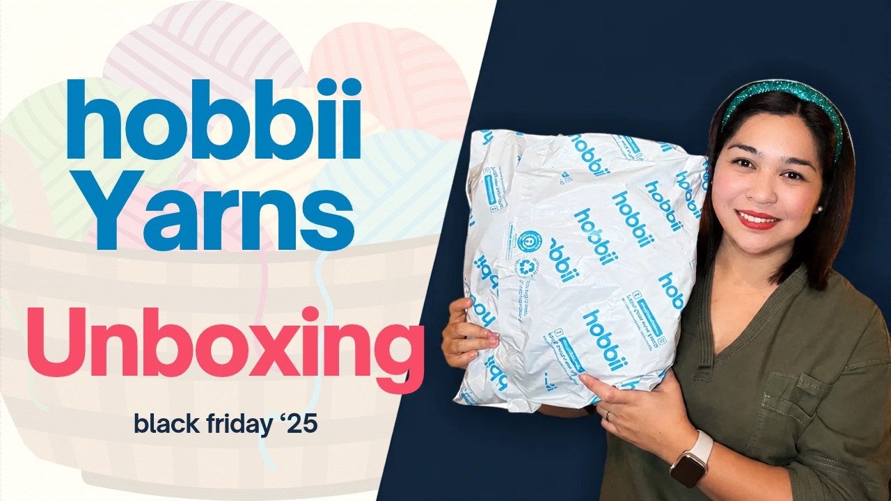 Hobbii Yarns Unboxing | Black Friday Sale! #yarn #crochet