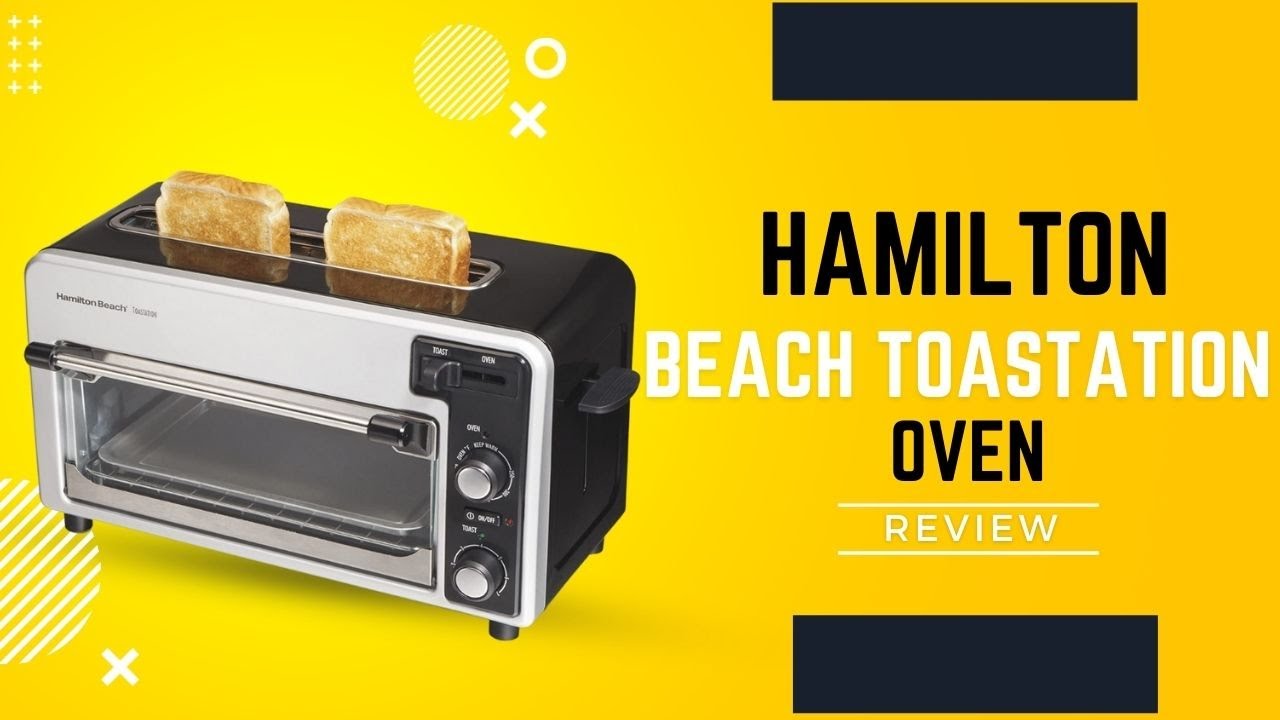  Hamilton Beach Toastation Oven with 2 Slice Toaster Combo,  Ideal for Pizza, Chicken Nuggets, Fries and More, Black (22720): Home &  Kitchen