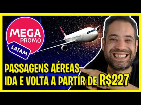 SUPER PROMO LATAM! SÓ R$227 IDA E VOLTA HOJE! IMPERDÍVEL!