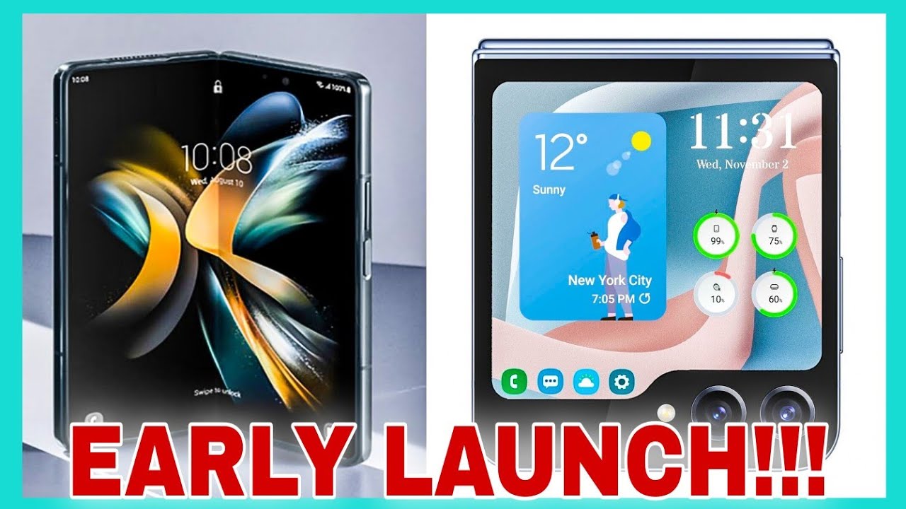Samsung Galaxy Z Fold 5 & Z Flip 5 EARLY LAUNCH CONFIRMED!!! - YouTube