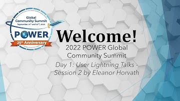 2022 POWER GloCo Day 1: User Lightning Talks, Session 2, Eleanor Horvath