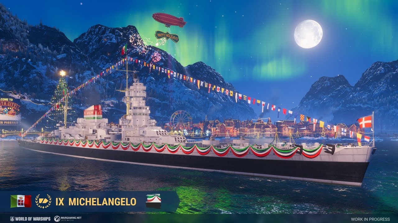 Michelangelo Dry dock animation -Wows - YouTube