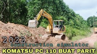 construction simulator | excavator komatsu buat parit_komatsu pc210 screenshot 3