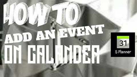 Adding a Calendar Event: Android