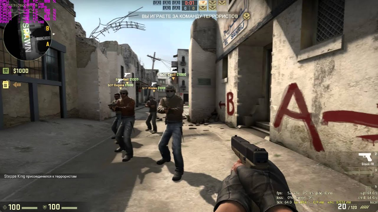 CS:GO / Core i5 2400 / GTX660 in 4K