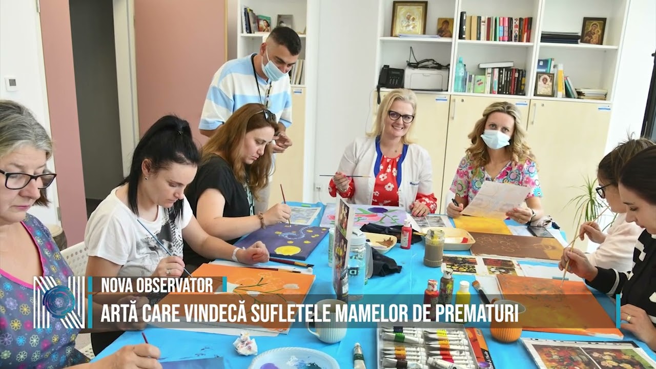 Artă care vindecă sufletele mamelor de prematuri 