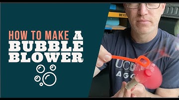 How to Make a Bubble Blower - A Fun Summer DYI Project