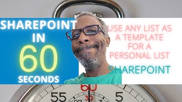 SharePoint: Use Any List As A Template For Your Personal Site In My Lists