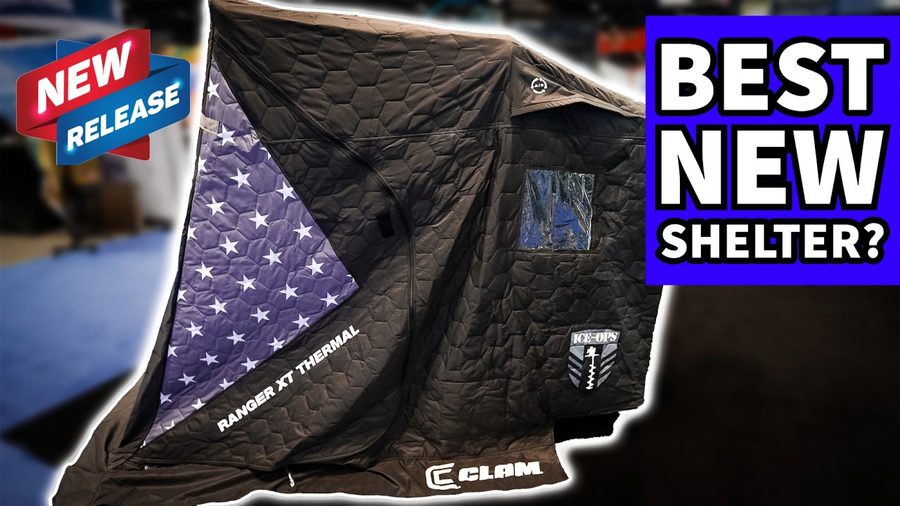 Unveiling Clam Outdoors x Folds of Honor Ice Shelters!