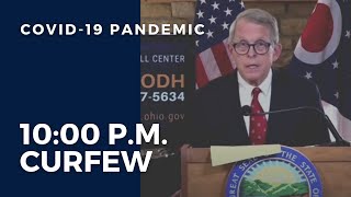 Gov. Mike DeWine issues 10 p.m. curfew due to rising COVID-19 cases