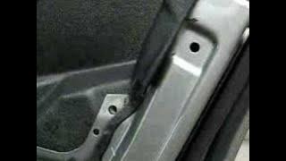 BMW door panel water leak fix