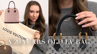 A LOUIS VUITTON BAG YOU'VE NOT SEEN BEFORE: VINTAGE ALMA MINI MONOGRAM LIN LONG I HAUTEATHEART