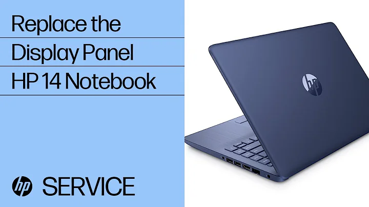 Replace the Display Panel | HP 14 Notebook | HP Support