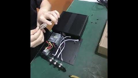 How to install MSD300 to sender box?