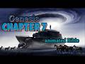 Genesis 7 | Animated Bible Verse By Verse Audio Narration, Sound For Sleep, or Relaxation