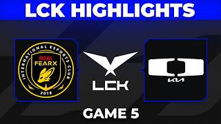 BFX vs DK Game 5 Highlights | LCK 2026 Playoffs | BNK FEARX vs Dlus KIA screenshot 1