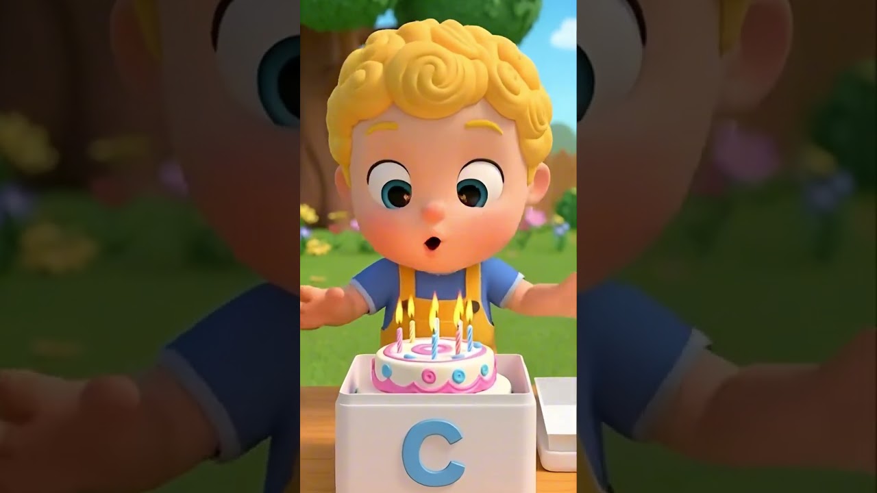 Apple, Ball, Cake, Doll | Easy ABC Song for Babies 