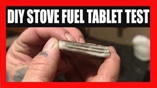 Homemade Fuel Tablet Test