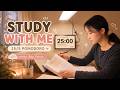 Study With Me 🌧️ | Pomodoro 25/5 | Rain Sounds