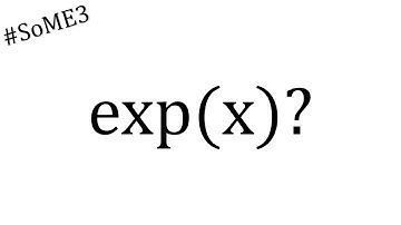 exp(x) explained