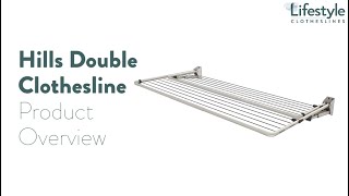 Hills Double Clothesline Product Overview - Lifestyle Clotheslines