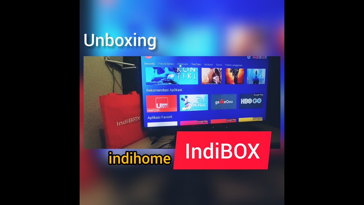 Indihome Box Unboxing IndiBOX indiHome - YouTube