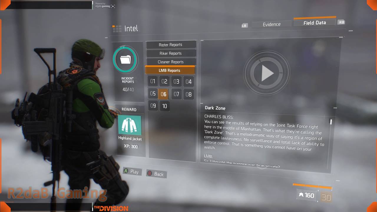 The Division LMB Incident Reports AUDIO