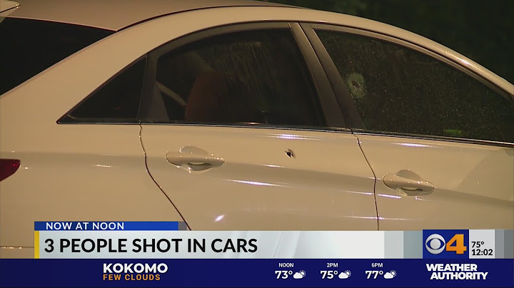 1 dead, 2 others hurt after 2 separate vehicles hit by gunfire
