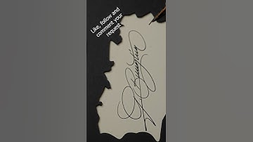 How To Design Your Own Amazing Signature? #shorts #youtubeshorts #handwriting