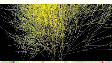 Stochastic 3D OpenGL Cutted Fractal Tree with Python